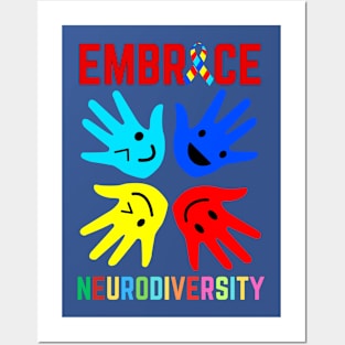 EMBRACE NEURODIVERSITY Posters and Art